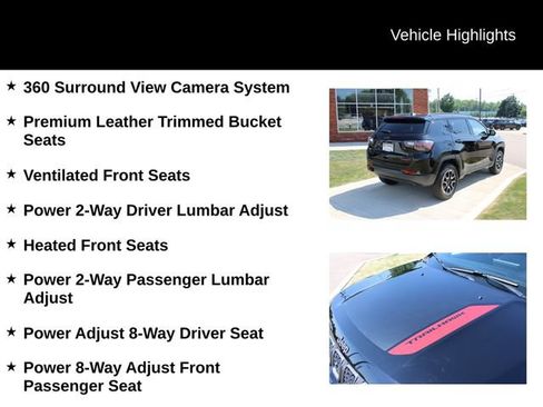 Used 2025 Jeep Compass Trailhawk w/ Trailhawk Elite Group AWD/4WD image 16