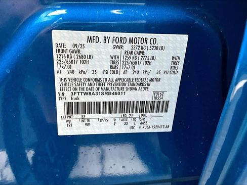 New 2025 Ford Maverick XL image 16