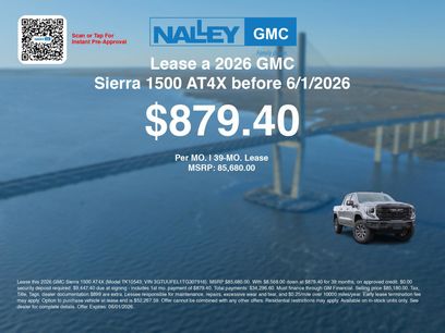 New 2026 GMC Sierra 1500 AT4X w/ LPO, Black Badging Package