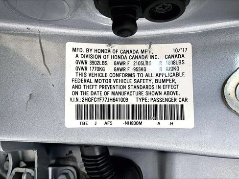 Used 2018 Honda Civic EX-L image 16