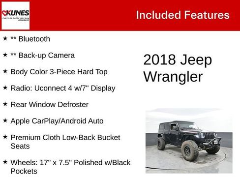 Used 2018 Jeep Wrangler Unlimited Rubicon AWD/4WD image 3