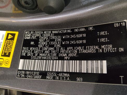 Used 2019 Toyota Highlander XLE w/ Protection Package #3 image 33