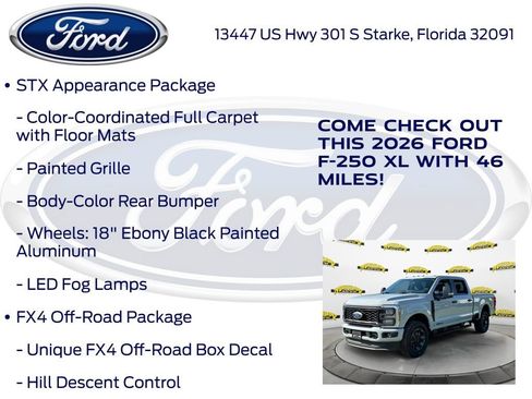 New 2026 Ford F250 XL w/ STX Appearance Package image 15