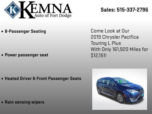 Used 2019 Chrysler Pacifica Touring-L Plus image 12