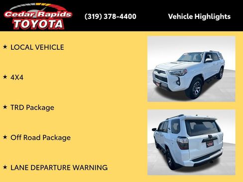 Certified 2023 Toyota 4Runner TRD Off-Road Premium w/ Moonroof Package AWD/4WD image 23