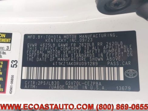 Used 2024 Toyota Camry XSE w/ Navigation Package image 15