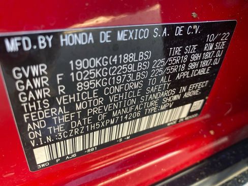 Certified 2023 Honda HR-V Sport image 38