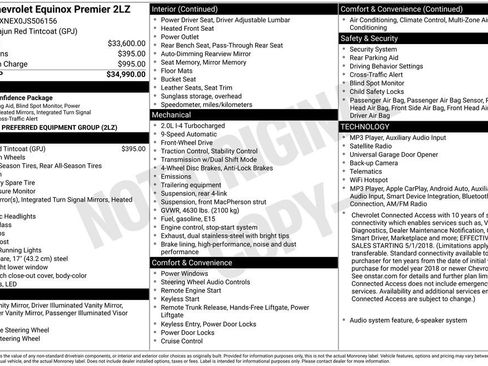 Used 2018 Chevrolet Equinox Premier FWD image 30