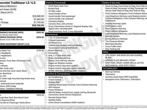 Used 2026 Chevrolet TrailBlazer LS w/ LS Convenience Package AWD/4WD image 6