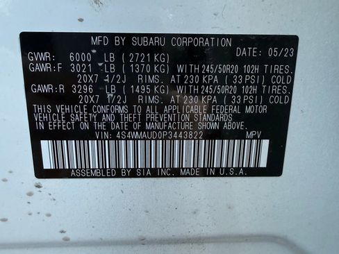 Used 2023 Subaru Ascent Limited w/ Technology Package image 15