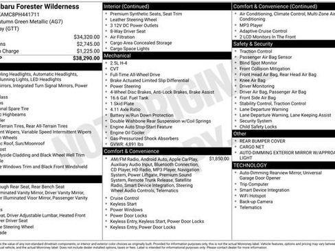 Used 2023 Subaru Forester Wilderness image 12