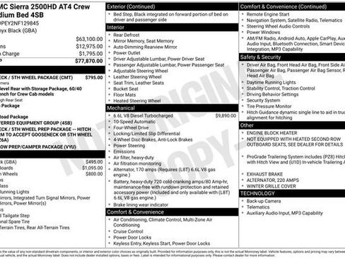 Used 2022 GMC Sierra 2500 AT4 w/ Gooseneck/5TH Wheel Package image 5