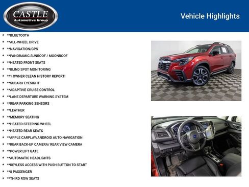 Used 2024 Subaru Ascent Limited w/ Technology Package AWD/4WD image 3