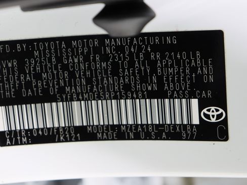 Certified 2024 Toyota Corolla LE image 37