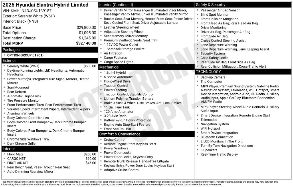 Certified 2025 Hyundai Elantra Limited FWD image 16