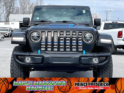 Used 2022 Jeep Wrangler Unlimited Rubicon 4xe w/ Steel Bumper Group image 2