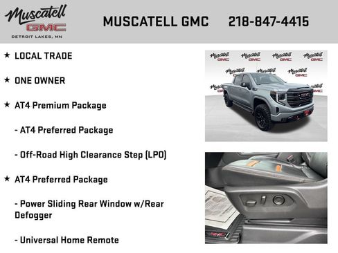 Used 2025 GMC Sierra 1500 AT4 w/ AT4 Premium Package AWD/4WD image 6