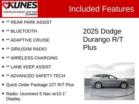 Used 2025 Dodge Durango R/T AWD/4WD image 3