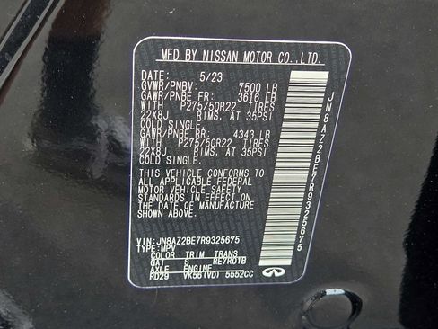 Used 2024 INFINITI QX80 Sensory AWD/4WD image 27