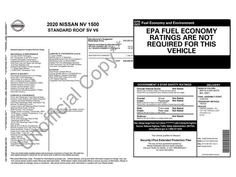 Used 2020 Nissan NV 1500 SV RWD image 37