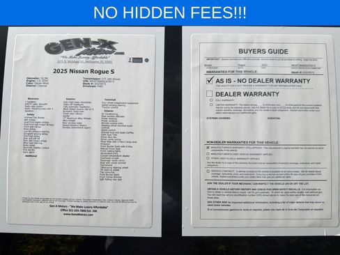 Used 2025 Nissan Rogue S FWD image 36