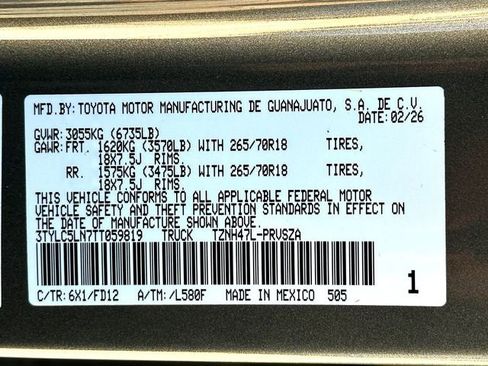 New 2026 Toyota Tacoma TRD Off-Road image 24