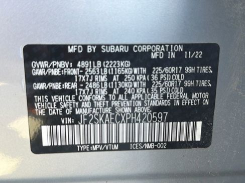 Certified 2023 Subaru Forester Premium AWD/4WD image 54