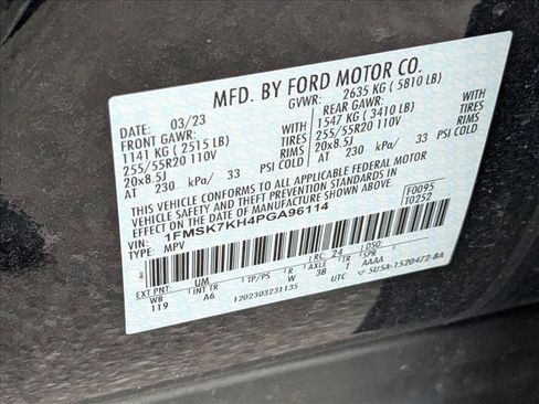 Used 2023 Ford Explorer ST-Line w/ Class IV Trailer Tow Package RWD image 15
