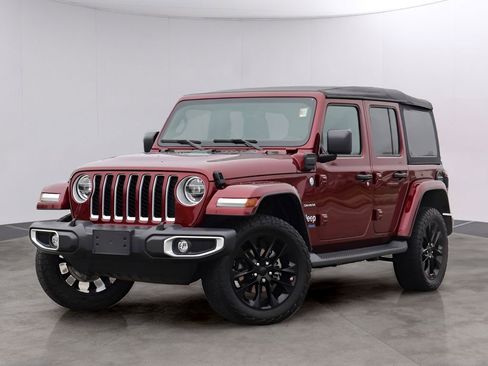 Used 2021 Jeep Wrangler Unlimited Sahara w/ Cold Weather Group AWD/4WD image 1