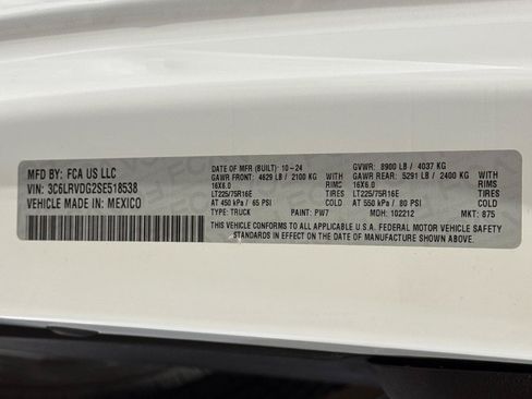 Used 2025 RAM ProMaster 2500 w/ Convenience Group FWD image 58