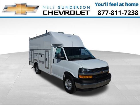 New 2025 Chevrolet Express 3500 w/ Power Convenience Package RWD image 1