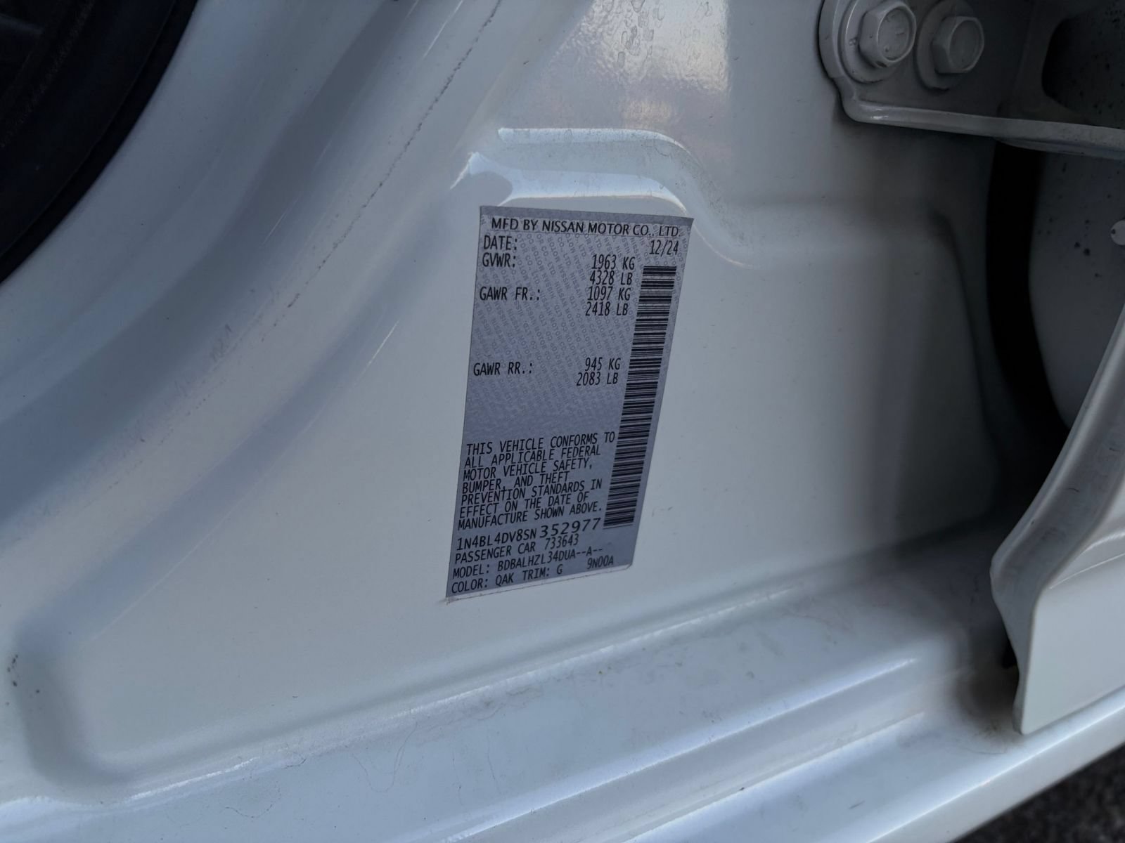 Used 2025 Nissan Altima 2.5 SV FWD image 29