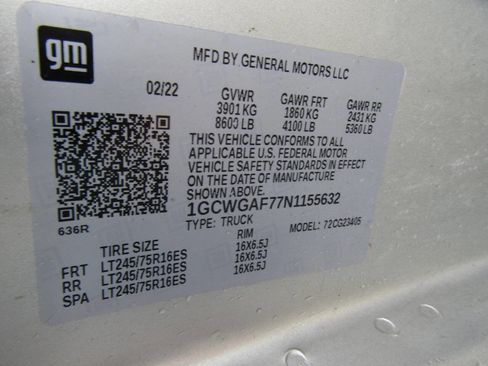 Used 2022 Chevrolet Express 2500 image 14