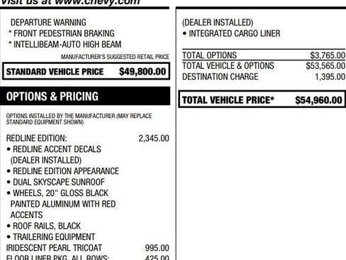 Certified 2023 Chevrolet Traverse Premier w/ Redline Edition image 2