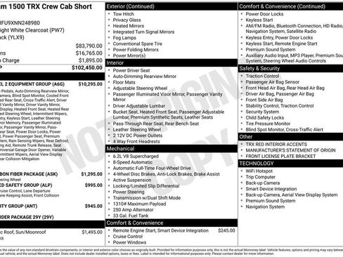 Used 2022 RAM 1500 TRX w/ TRX Level 2 Equipment Group image 39