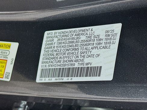 New 2025 Honda Pilot EX-L image 22