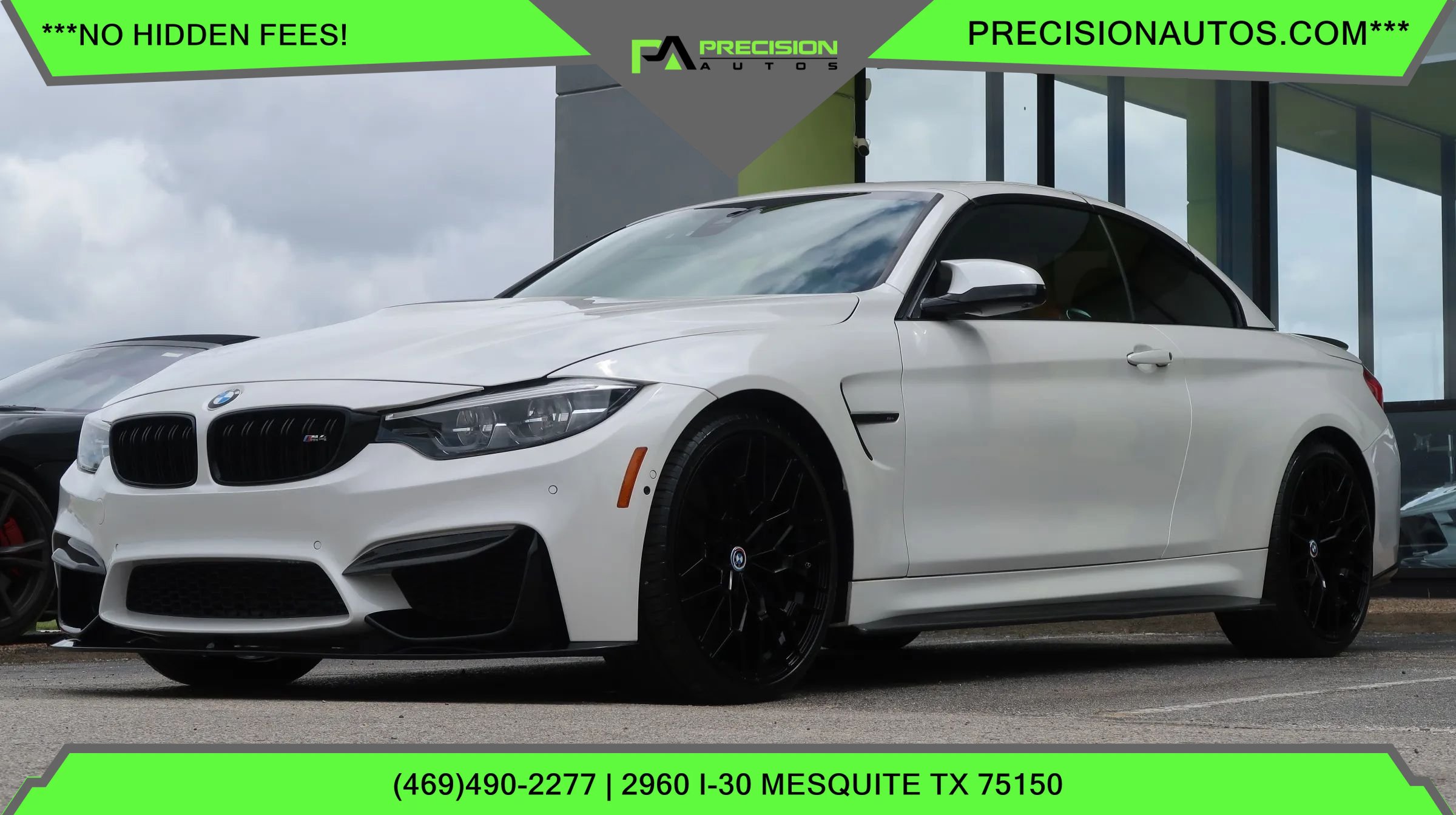 Used 2019 BMW M4 Convertible w/ Competition Package RWD image 1