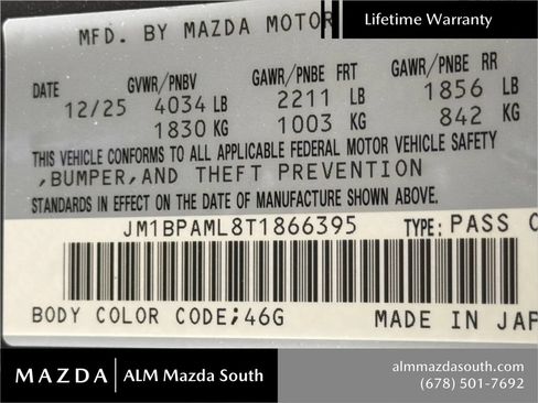 New 2026 MAZDA MAZDA3 2.5 S Hatchback w/ Premium Pkg FWD image 34