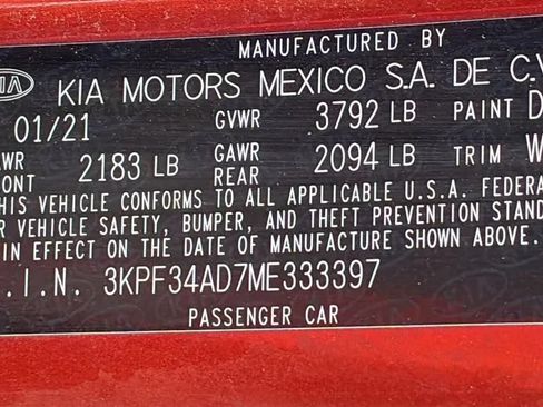Used 2021 Kia Forte GT-Line w/ GT-Line Premium Package FWD image 17
