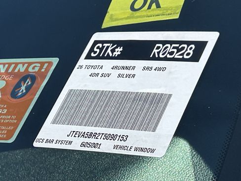 Certified 2026 Toyota 4Runner SR5 AWD/4WD image 33