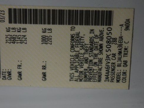 Certified 2023 Nissan Maxima Platinum w/ Sport Mat Group image 97