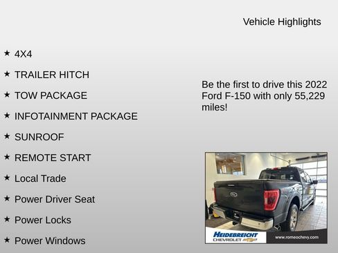 Used 2022 Ford F150 XLT w/ Equipment Group 302A High image 7