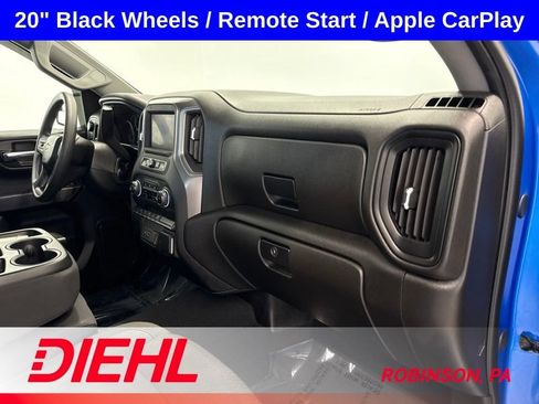 Used 2025 Chevrolet Silverado 1500 Custom w/ Turbomax Blackout Package AWD/4WD image 16