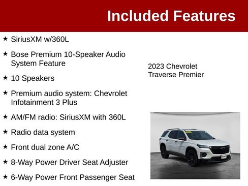 Used 2023 Chevrolet Traverse Premier w/ Redline Edition AWD/4WD image 4