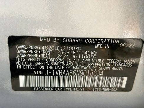 Used 2022 Subaru WRX AWD/4WD image 35