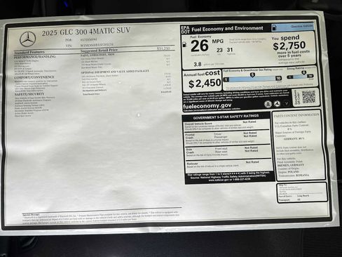 New 2025 Mercedes-Benz GLC 300 4MATIC image 33