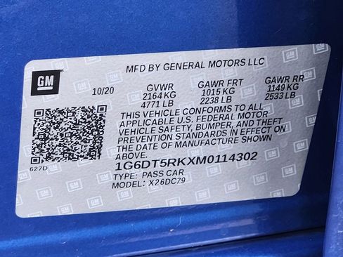 Certified 2021 Cadillac CT5 Premium Luxury w/ Climate Package image 25