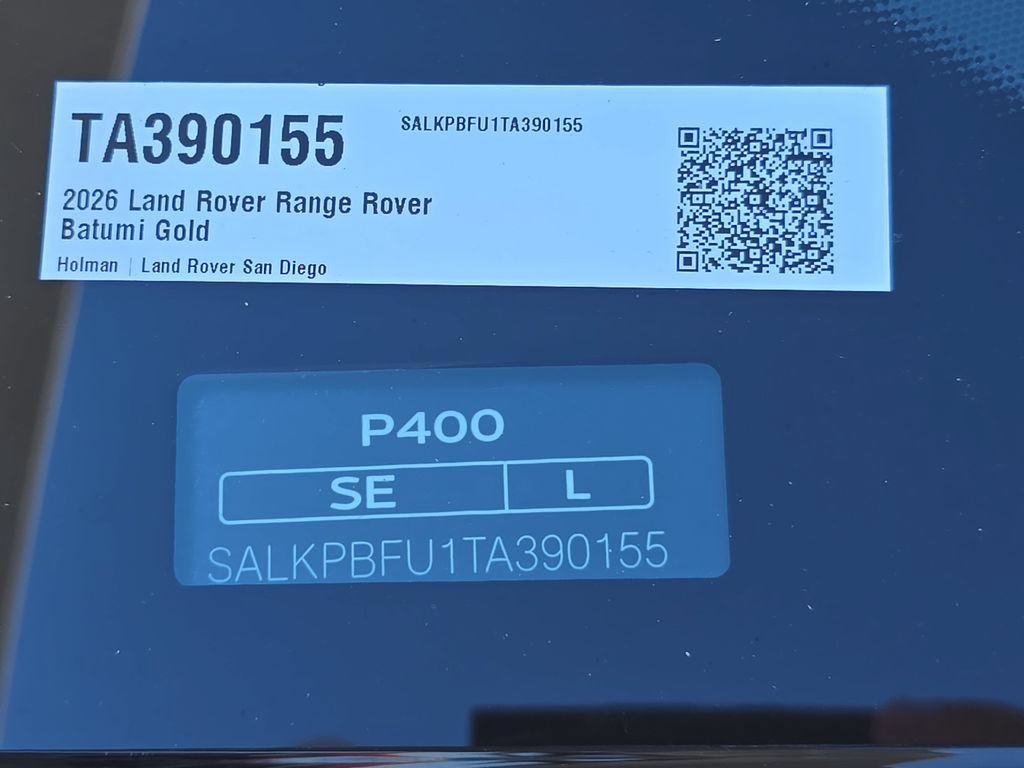 New 2026 Land Rover Range Rover Long Wheelbase SE AWD/4WD image 38