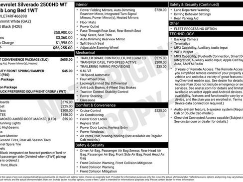 Used 2024 Chevrolet Silverado 2500 W/T w/ WT Fleet Convenience Package AWD/4WD image 1