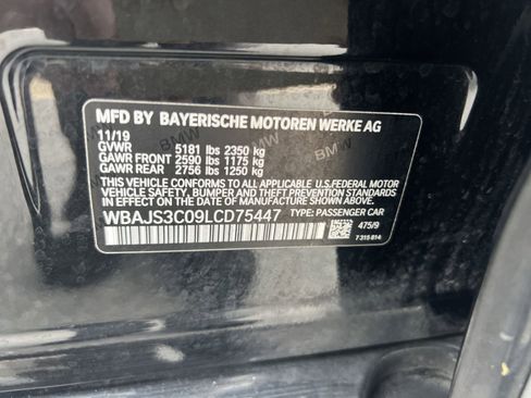 Used 2020 BMW 540i xDrive w/ Premium Package AWD/4WD image 29